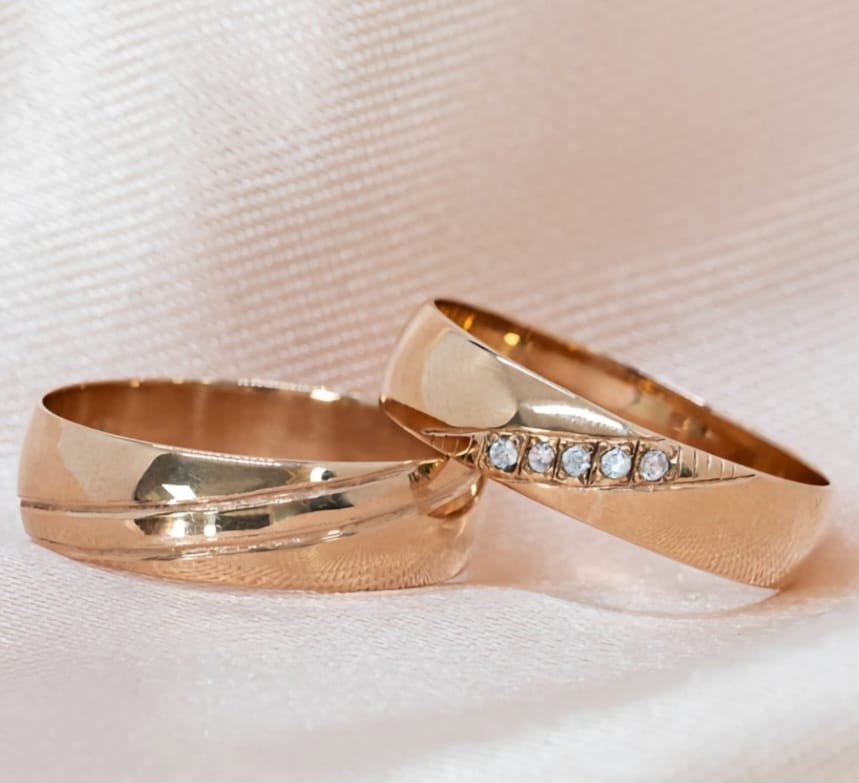 Argollas de matrimonio oro 18 k